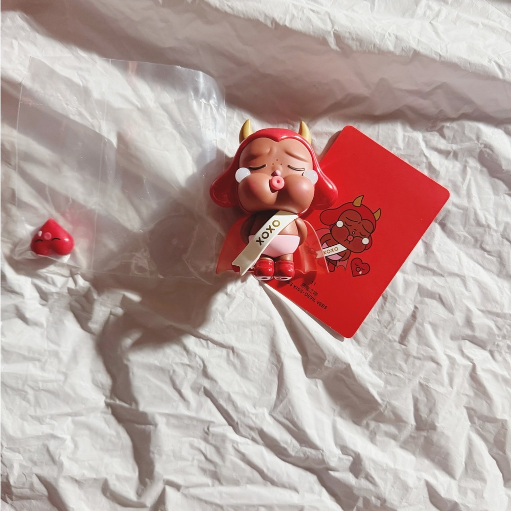 POP MART Crybaby Crying for Love Series Figure, “KISS KISS DEVIL VERS”